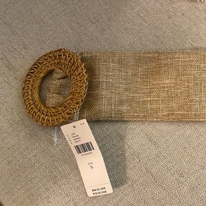 Anthropologie Ines Belt Natural Wheat Color NWT